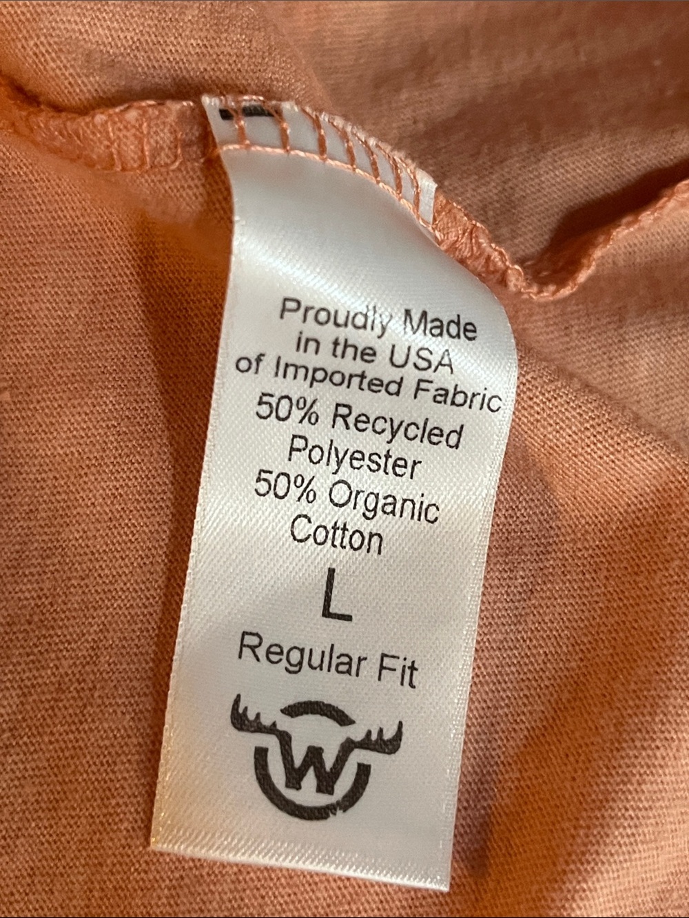 Moosejaw Women's Iceberg Salad Flowy V-Neck Mountain Graphic Tee NWT Peach - Picture 5 of 5